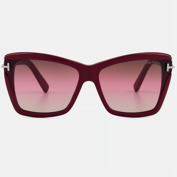 Brand New Tom Ford Burgundy and Pink Sunglasses